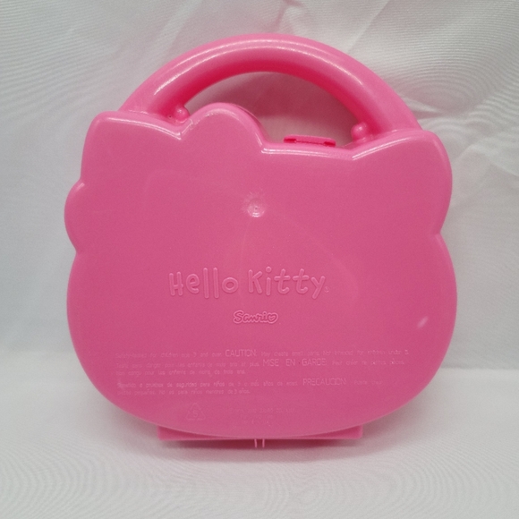 Vintage 2002 Hello Kitty McDonalds Pink Case Necklaces Sticker Dispens HappyMeal - Picture 7 of 11